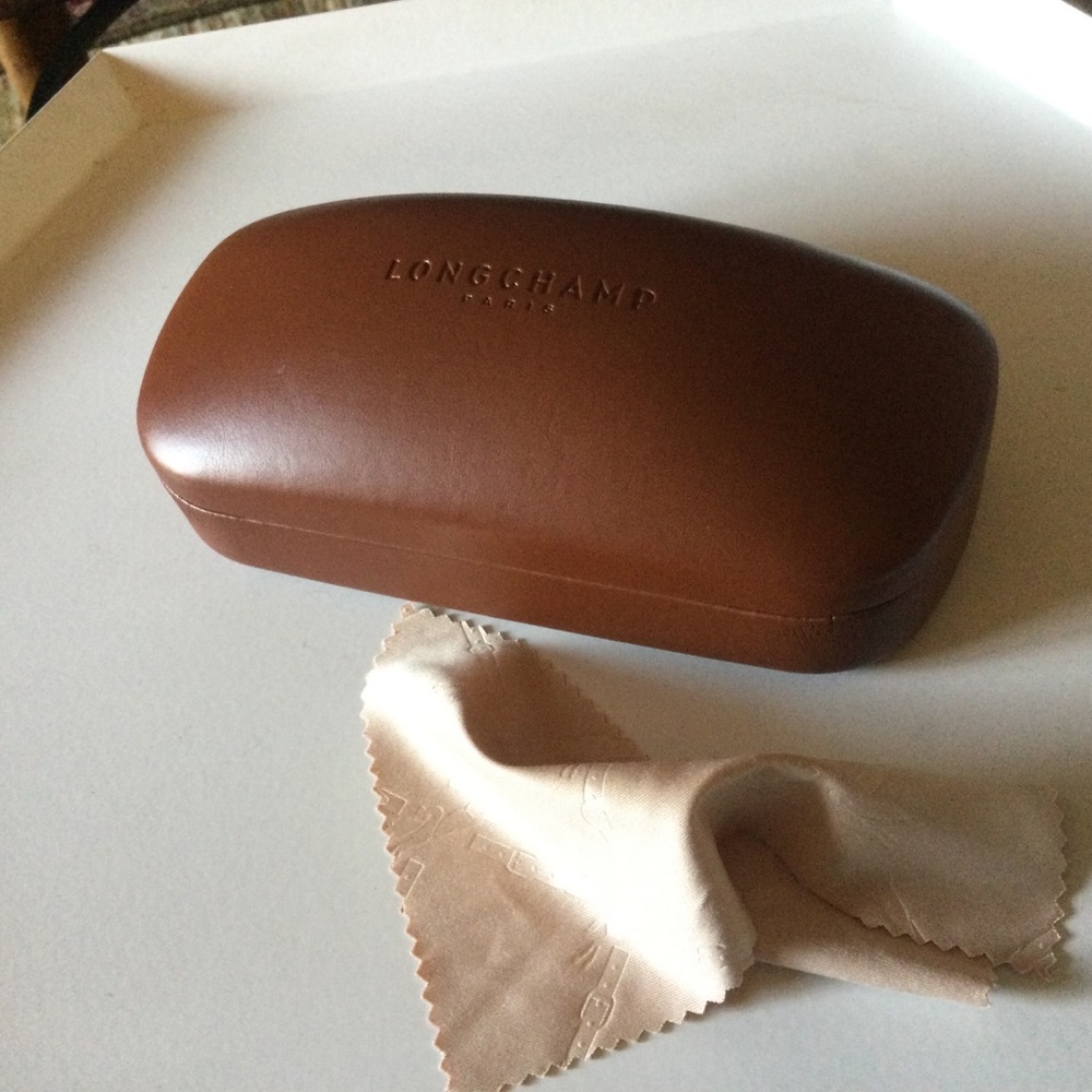 Longchamp Brown Sunglasses Case